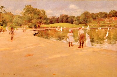 Lilliputian Boat-Lake by William Merritt Chase